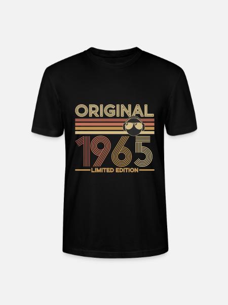 1965 - Stanley/Stella CRAFTER Unisex Organic T-Shirt - black