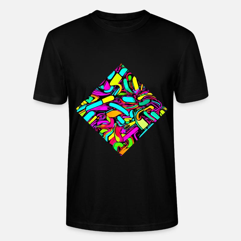 Neon Stil UV House Style - Stanley/Stella Unisex Bio-T-Shirt CRAFTER - Schwarz