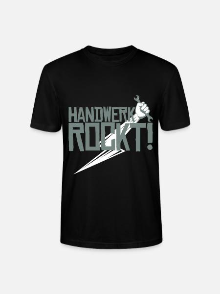 Handwerk rockt - Stanley/Stella Unisex Bio-T-Shirt CRAFTER - Schwarz