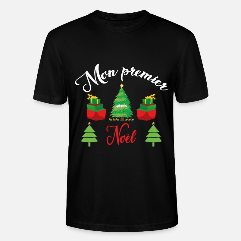 Mon Premier Noel 2023 - T-shirt bio CRAFTER Stanley Stella Unisexe - noir