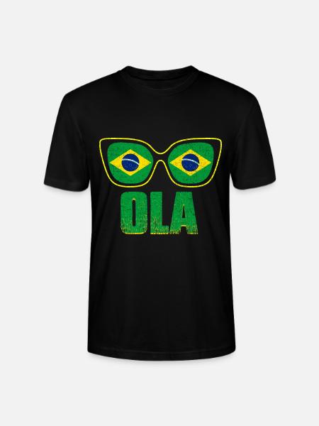 Brazil vacation - Stanley/Stella CRAFTER Unisex Organic T-Shirt - black