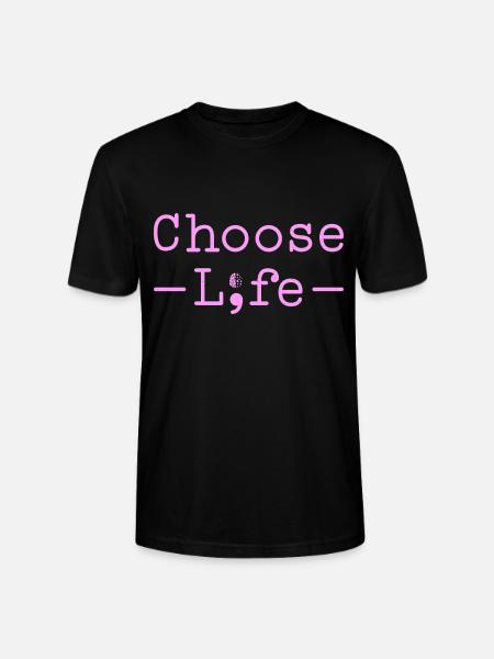 Choose life - Stanley/Stella Unisex Bio-T-Shirt CRAFTER - Schwarz