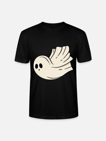 Ghost Halloween - Stanley/Stella CRAFTER Unisex Organic T-Shirt - black