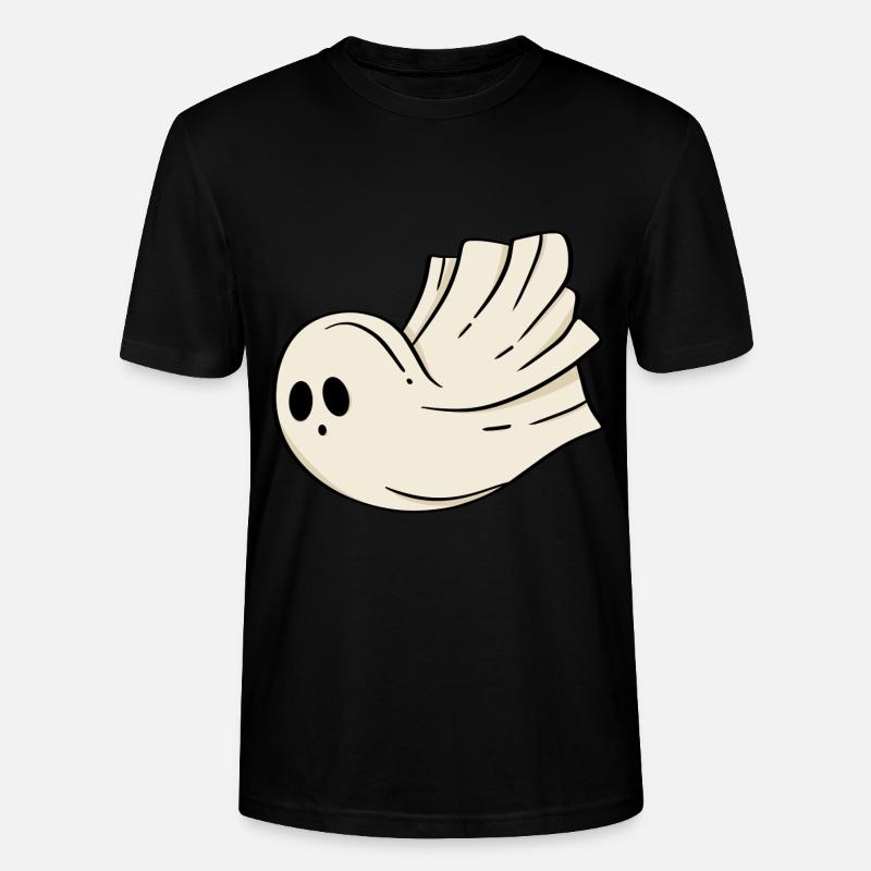 Geist Halloween - Stanley/Stella Unisex Bio-T-Shirt CRAFTER - Schwarz