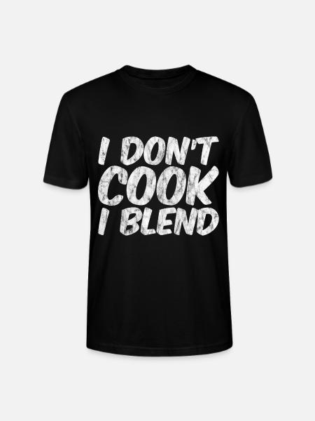 I Don't Cook I Blend - Stanley/Stella CRAFTER Unisex Organic T-Shirt - black