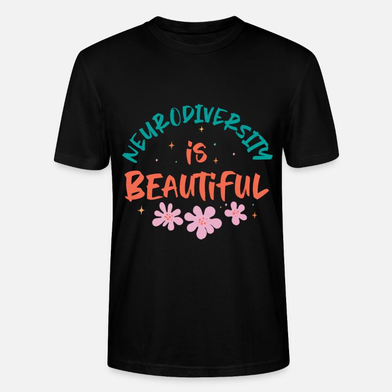 Neurodiverse Ehe Neurodiverser Stolz - Stanley/Stella Unisex Bio-T-Shirt CRAFTER - Schwarz