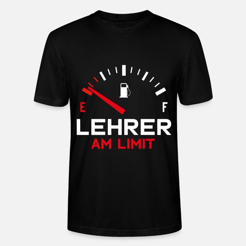 LEHRER AM LIMIT - Stanley/Stella Unisex Bio-T-Shirt CRAFTER - Schwarz
