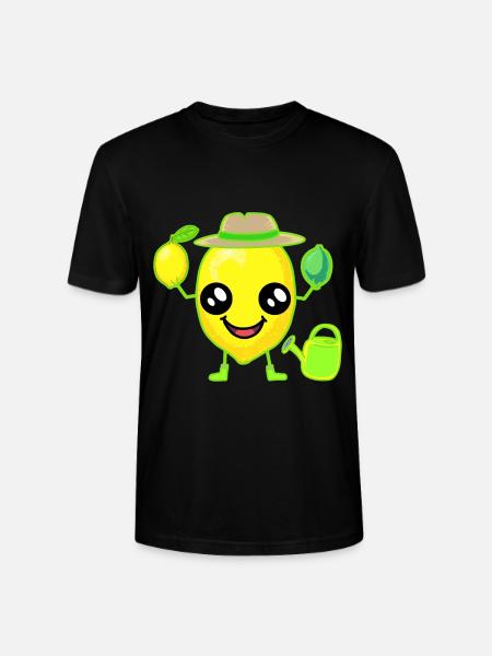 Lemon Lemon - Stanley/Stella CRAFTER Unisex Organic T-Shirt - black