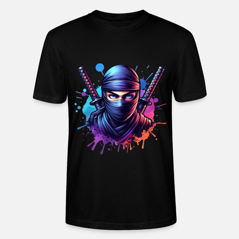 Ninja - Stanley/Stella Unisex Bio-T-Shirt CRAFTER - Schwarz