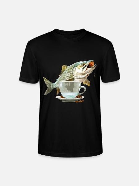 Tarpon Kaffee - Stanley/Stella Unisex Bio-T-Shirt CRAFTER - Schwarz