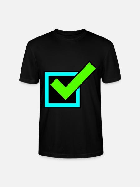 Tick Tick icon - Stanley/Stella CRAFTER Unisex Organic T-Shirt - black