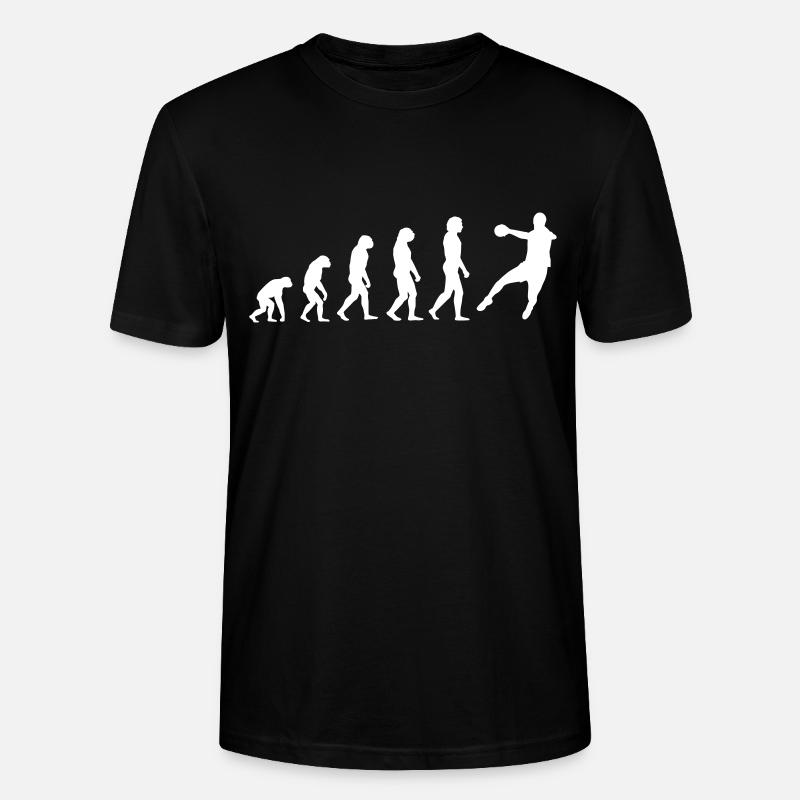 Evolution Handballer - Stanley/Stella CRAFTER Unisex Organic T-Shirt - black