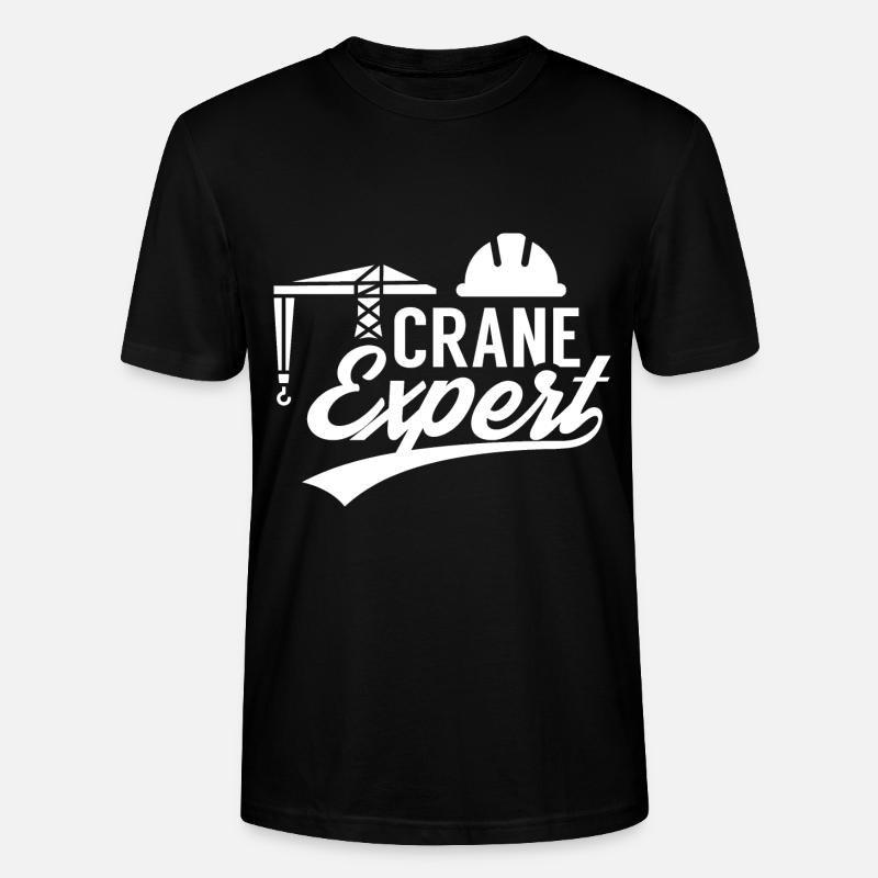 Grue expert grue grutier grutier - T-shirt bio CRAFTER Stanley Stella Unisexe - noir