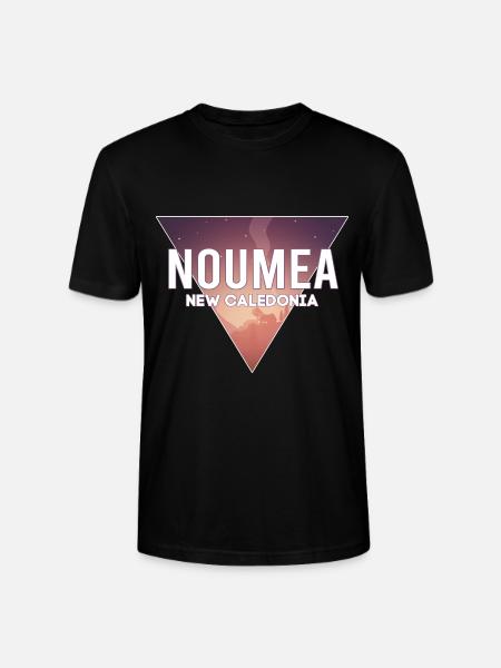 Nouvelle-Calédonie capitale paysage - T-shirt bio CRAFTER Stanley Stella Unisexe - noir