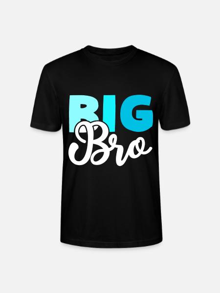 BIG BRO Frère - T-shirt bio CRAFTER Stanley Stella Unisexe - noir