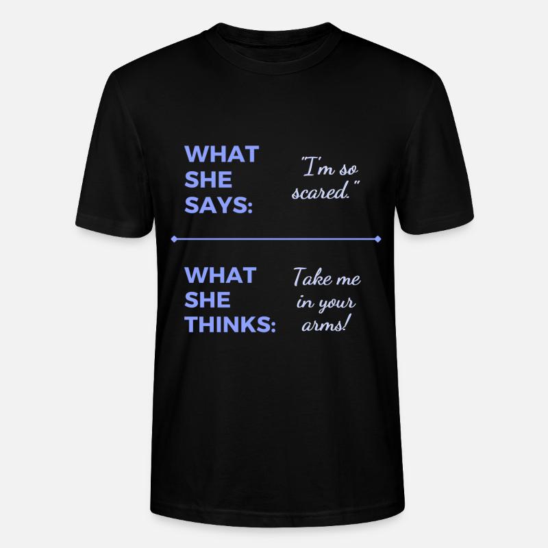 Prenez-moi dans vos bras ! - T-shirt bio CRAFTER Stanley Stella Unisexe - noir
