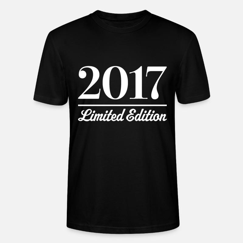 2017 Limitierte Edition - Stanley/Stella Unisex Bio-T-Shirt CRAFTER - Schwarz