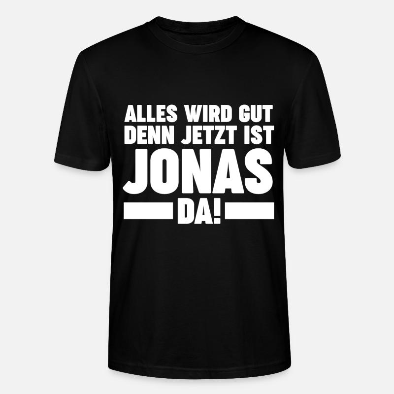 Jonas - Stanley/Stella Unisex Bio-T-Shirt CRAFTER - Schwarz