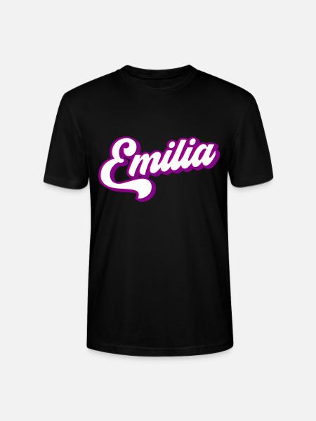 Émilie | Couleurs changeantes - T-shirt bio CRAFTER Stanley Stella Unisexe - noir