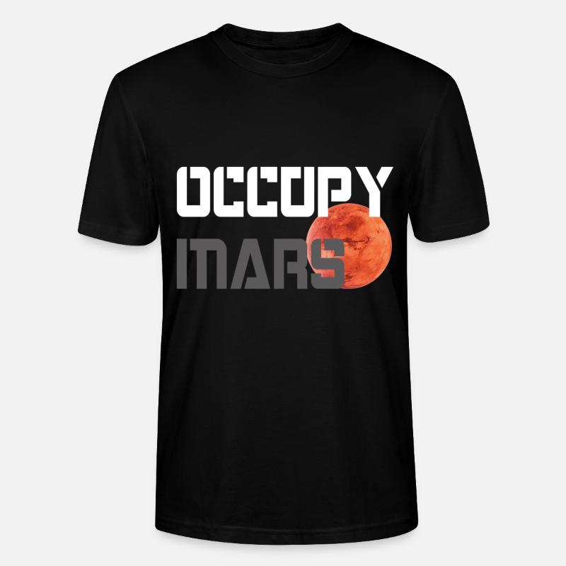 OCCUPY MARS - Stanley/Stella Unisex Bio-T-Shirt CRAFTER - Schwarz