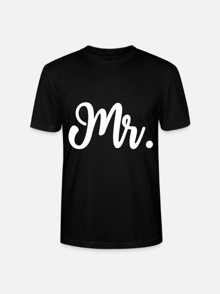 Mr. Calligraphy Men - Stanley/Stella CRAFTER Unisex Organic T-Shirt - black