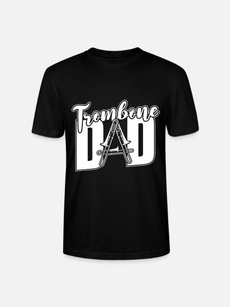 Trombone - Stanley/Stella CRAFTER Unisex Organic T-Shirt - black