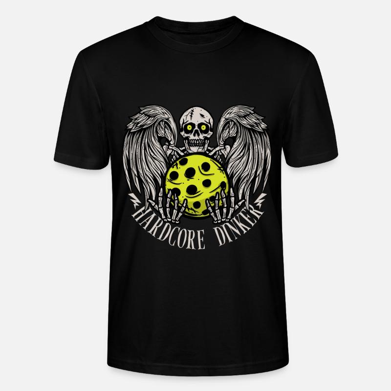 Hardcore dinker - Stanley/Stella CRAFTER Unisex Organic T-Shirt - black
