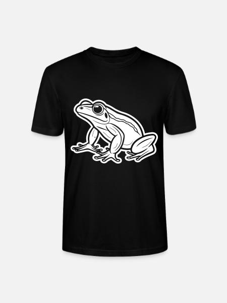 Frosch Tier - Stanley/Stella Unisex Bio-T-Shirt CRAFTER - Schwarz