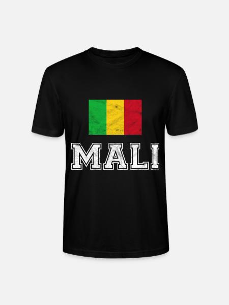 Mali flag Bamako Africa gift - Stanley/Stella CRAFTER Unisex Organic T-Shirt - black