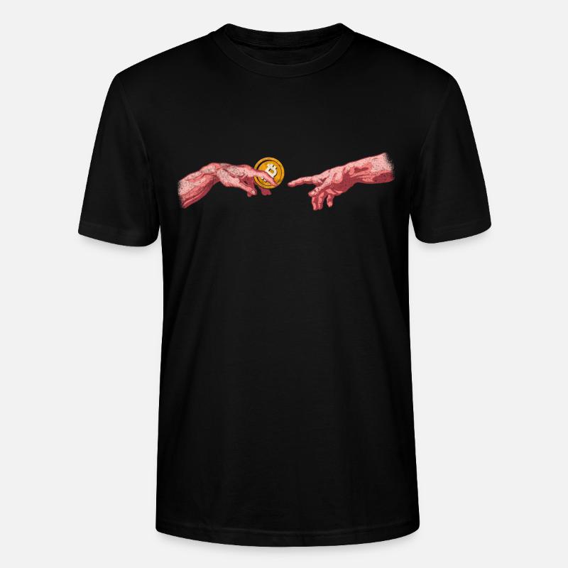 Bitcoin Crypto Geschenk - Stanley/Stella Unisex Bio-T-Shirt CRAFTER - Schwarz