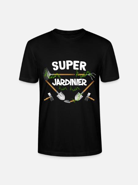 Super jardinier - T-shirt bio CRAFTER Stanley Stella Unisexe - noir