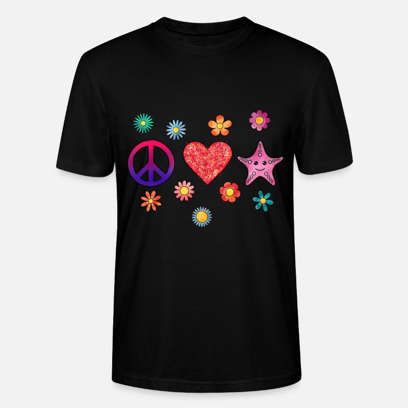 Seestern - Stanley/Stella Unisex Bio-T-Shirt CRAFTER - Schwarz