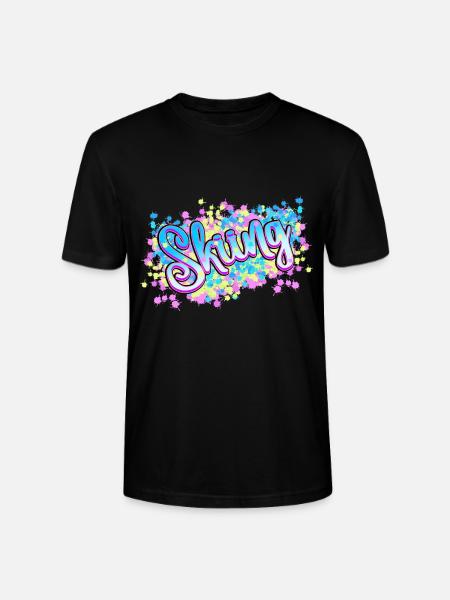 Skier - T-shirt bio CRAFTER Stanley Stella Unisexe - noir