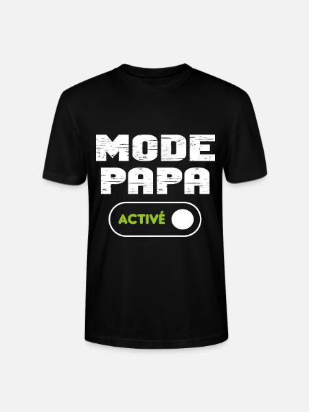 Mode papa activé - T-shirt bio CRAFTER Stanley Stella Unisexe - noir