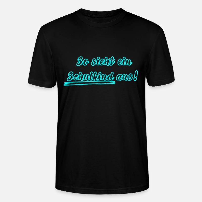 Schulkind - Stanley/Stella Unisex Bio-T-Shirt CRAFTER - Schwarz