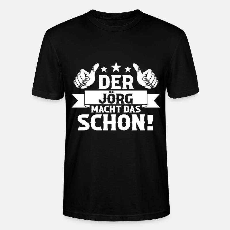 Jorg - Stanley/Stella Unisex Bio-T-Shirt CRAFTER - Schwarz