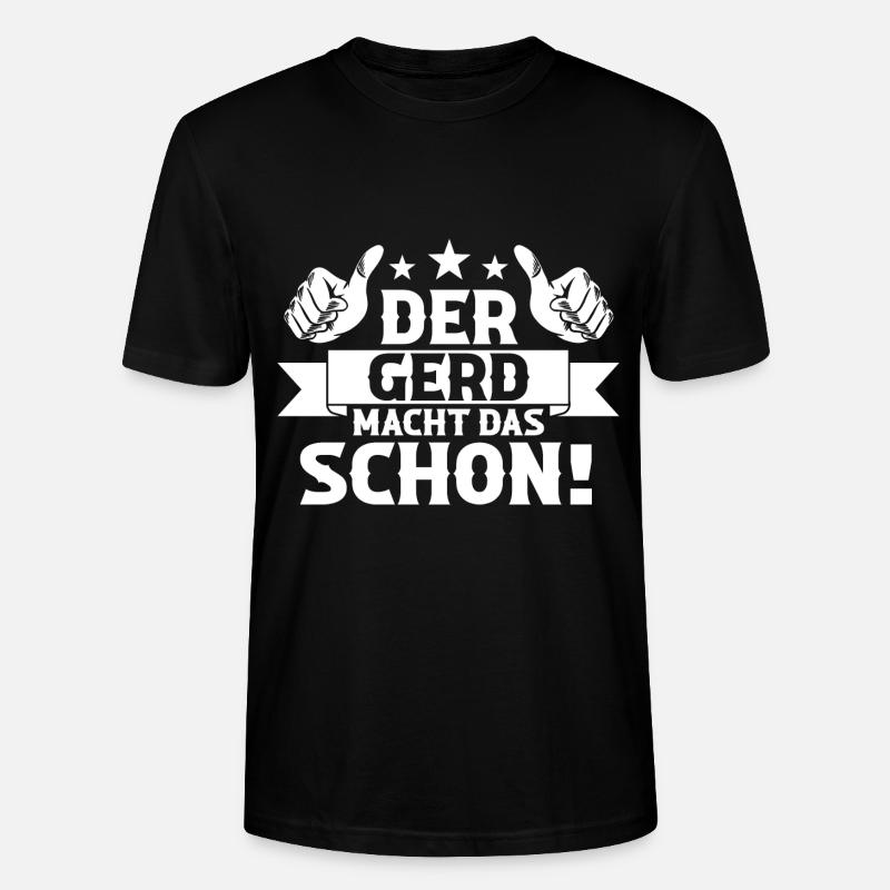 Gerd - Stanley/Stella Unisex Bio-T-Shirt CRAFTER - Schwarz