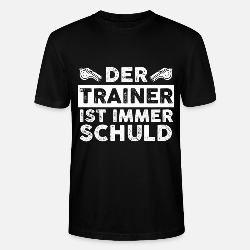 Sportmannschaft Trainer - Stanley/Stella Unisex Bio-T-Shirt CRAFTER - Schwarz