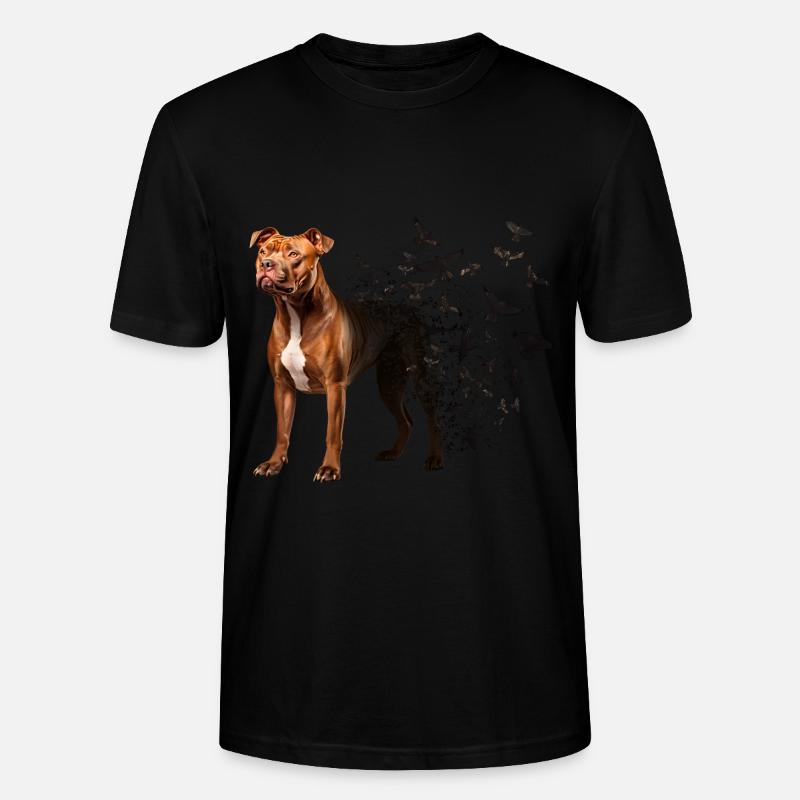 Pitbull - Stanley/Stella Unisex Bio-T-Shirt CRAFTER - Schwarz