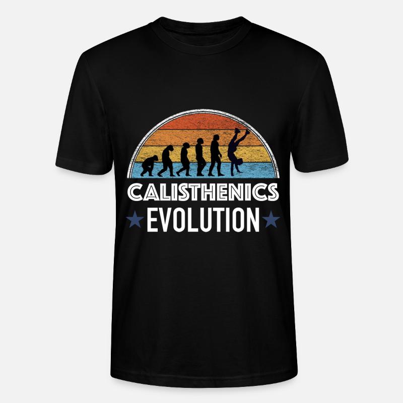 Calisthenics Handstand Evolution - Stanley/Stella Unisex Bio-T-Shirt CRAFTER - Schwarz