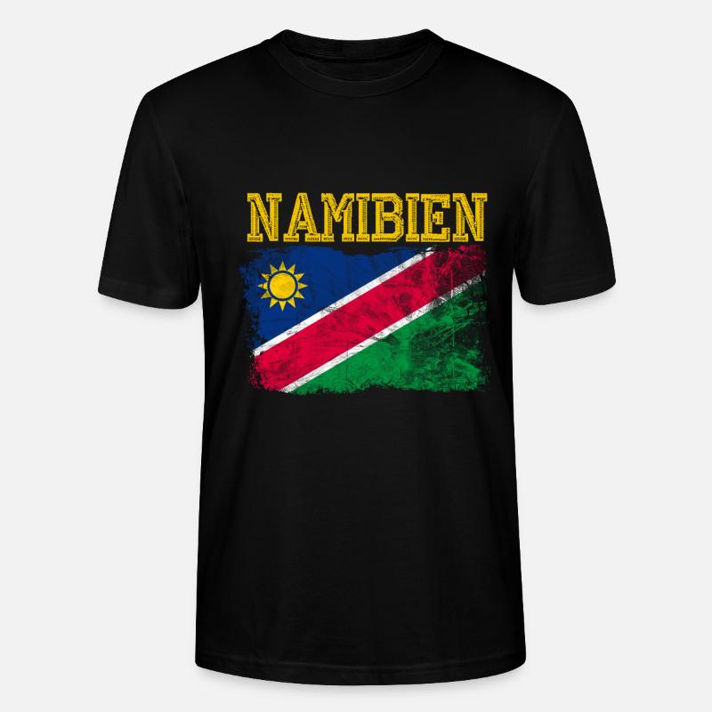 Namibia - Stanley/Stella Unisex Bio-T-Shirt CRAFTER - Schwarz