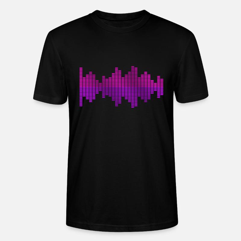 Equalizer Musik Dj - Stanley/Stella Unisex Bio-T-Shirt CRAFTER - Schwarz