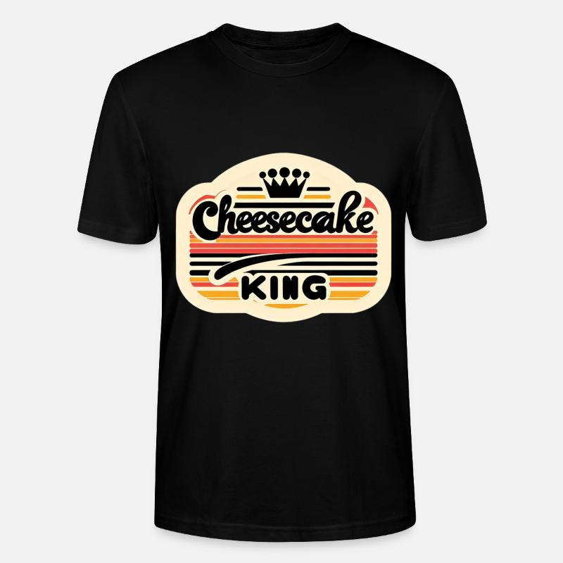 Cheesecake King 7 - Stanley/Stella Unisex Bio-T-Shirt CRAFTER - Schwarz