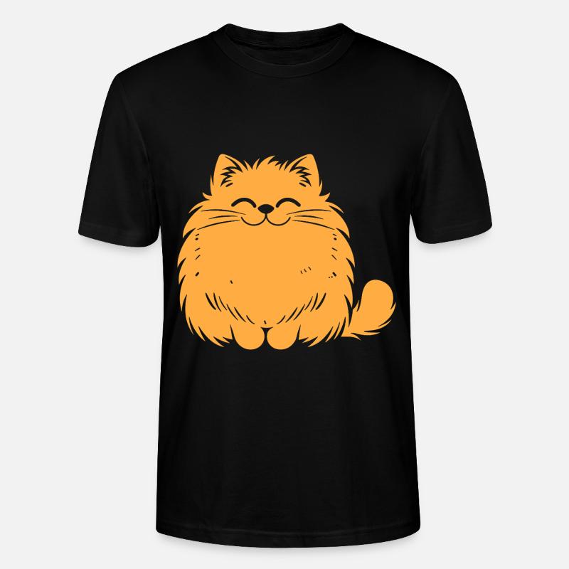 Perserkatze - Stanley/Stella Unisex Bio-T-Shirt CRAFTER - Schwarz