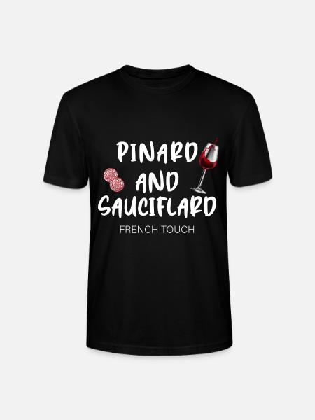 Pinard and sauciflard - T-shirt bio CRAFTER Stanley Stella Unisexe - noir
