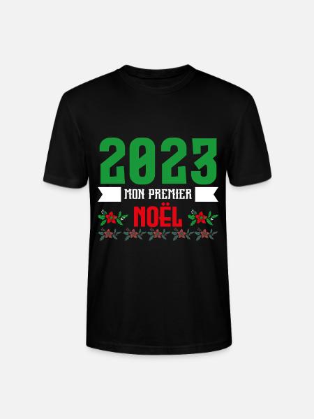 Mon Premier Noel 2023 - T-shirt bio CRAFTER Stanley Stella Unisexe - noir