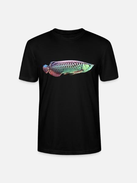Asian Arowana Monster Fish Keeper - Stanley/Stella CRAFTER Unisex Organic T-Shirt - black