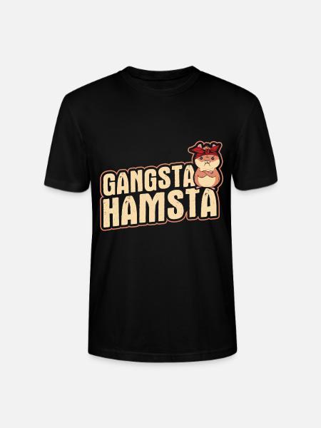 Nagetier Hamster - Stanley/Stella Unisex Bio-T-Shirt CRAFTER - Schwarz