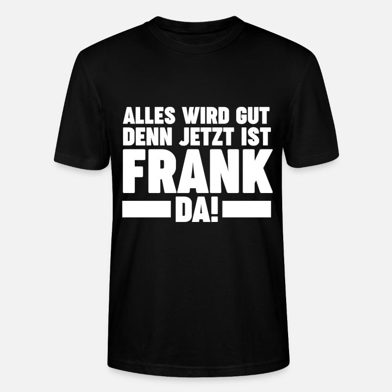 Frank - Stanley/Stella Unisex Bio-T-Shirt CRAFTER - Schwarz