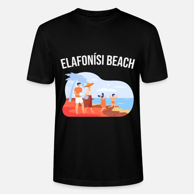 Elafonisi Beach - Stanley/Stella Unisex Bio-T-Shirt CRAFTER - Schwarz